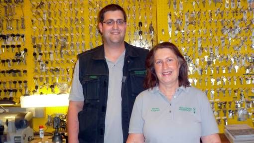 Technischer Betriebsleiter Michael Friedrich mit Inhaberin Marion Friedrich