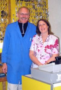Seniormeister Dieter Friedrich mit Marion Friedrich